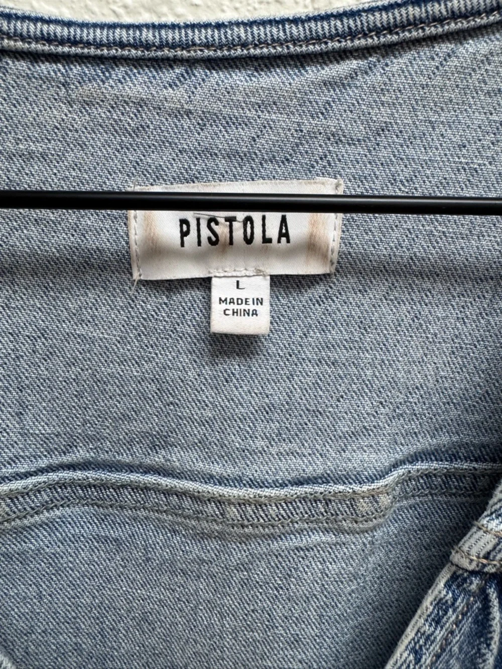 pistola Light Blue Sleeveless Denim Overalls Jumpsuit - Picture 5 of 6